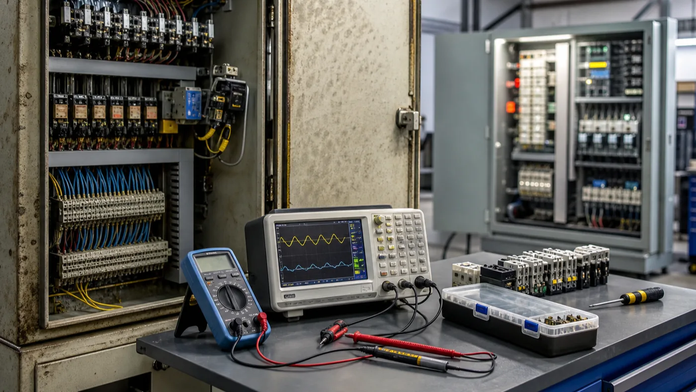 Banco strumenti per assistenza e diagnostica industriale