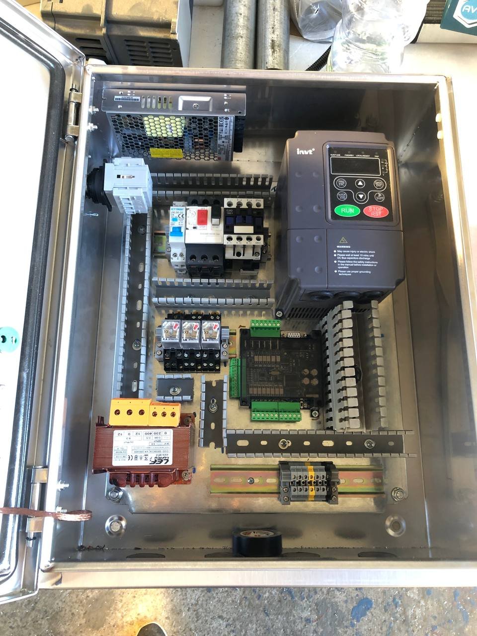 Quadro automazione con inverter